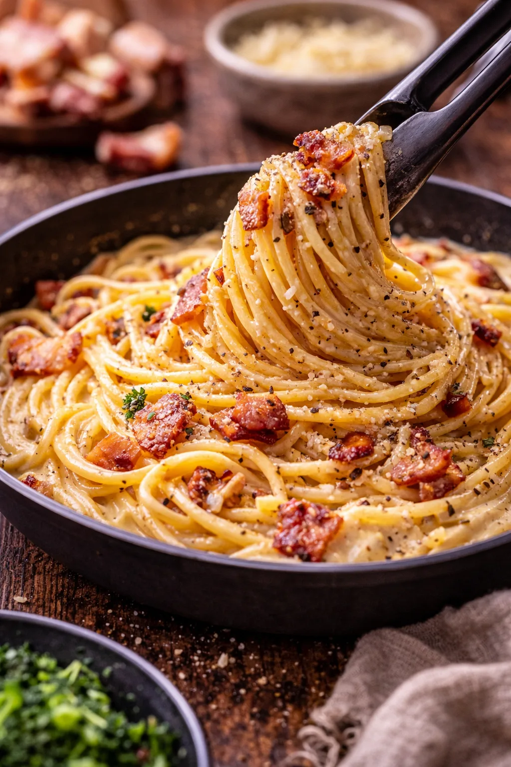 Paste carbonara